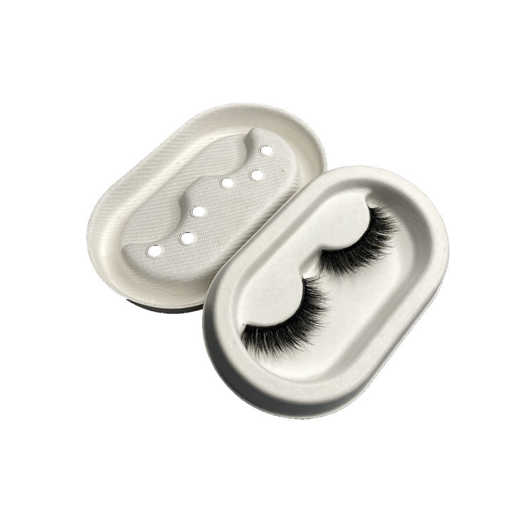 Biodegradable Private Label Eyelash Packaging Box Tray Holder