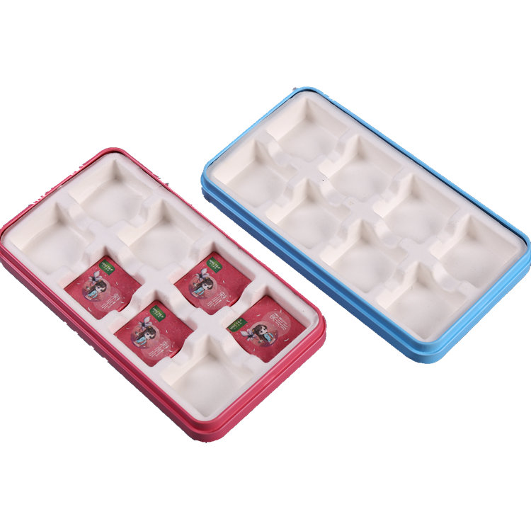 Biodegradable Packaging Insert Tray Holder for Tea in Tin Box
