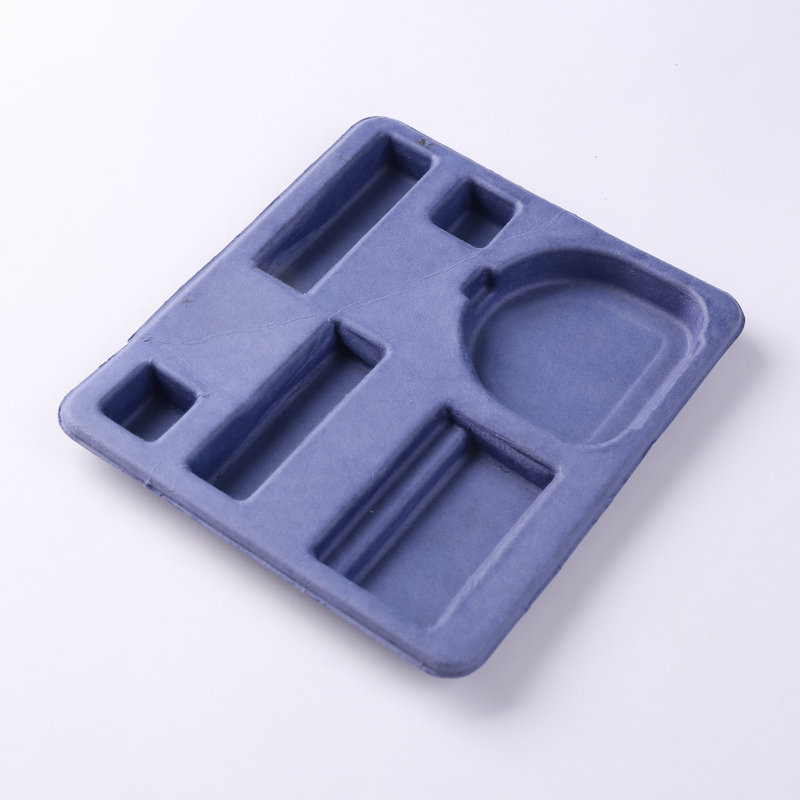Custom environmentally friendly degradable color pulp packaging tray