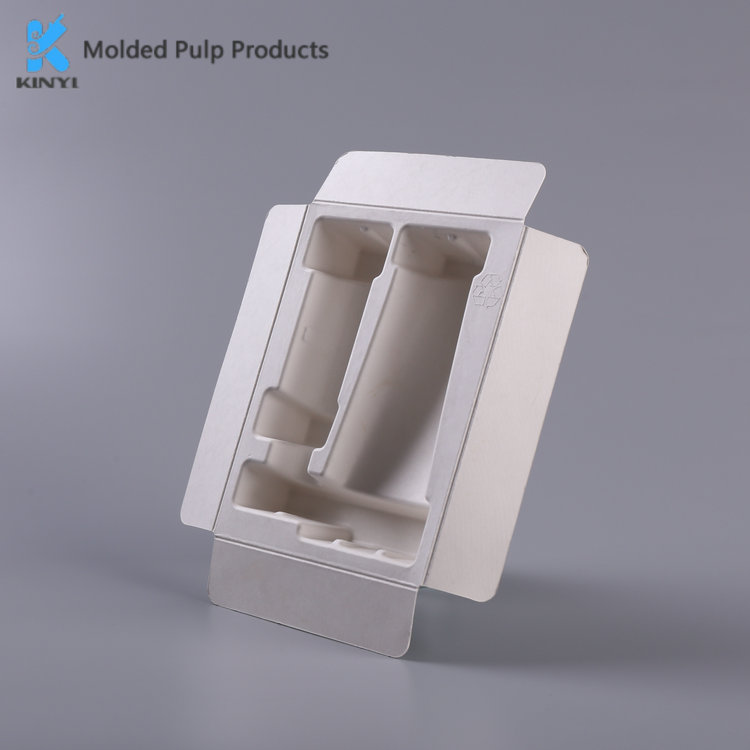 Wet Press Molded Pulp Insert for Skincare Set